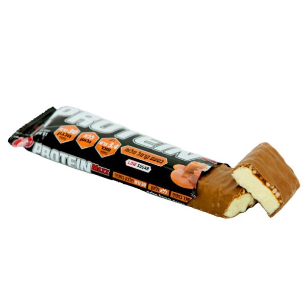 חטיף חלבון פרוטאין מקס Protein Maxx קרמל מלוח