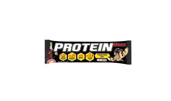 חטיף חלבון פרוטאין מקס Protein Maxx שוקולד בננה 91 גרם