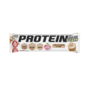 חטיף חלבון טבעוני פרוטאין מקס  Protein Maxx vegan  אייס קפה קפוצ'ינו